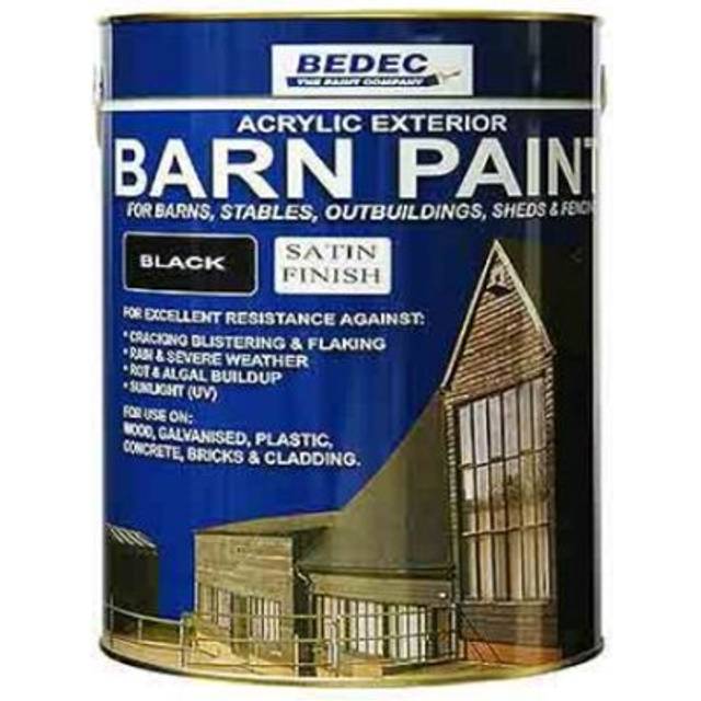 Bedec Mahogany Wood Stain Semi Gloss Barn Paint 2.5L - BEDEC Paint - Brown