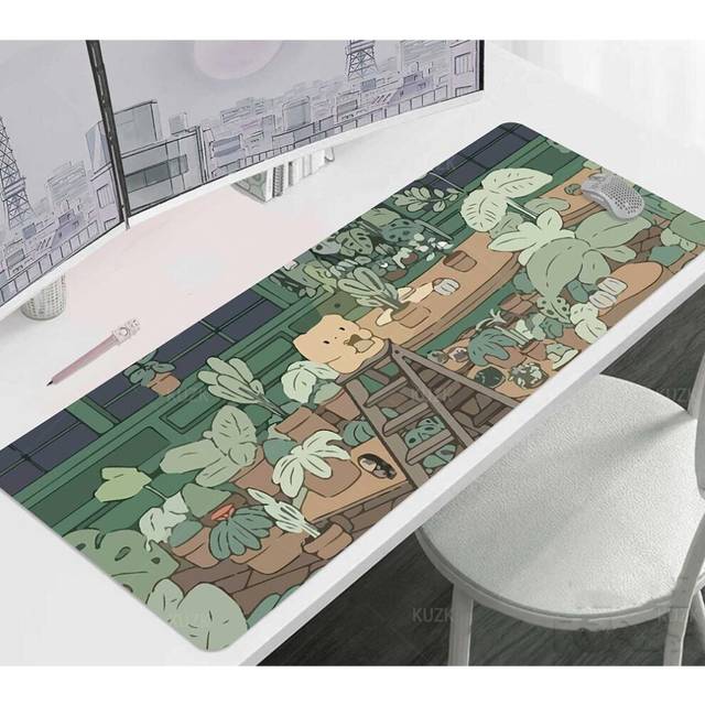 (a-MP-018-1 500x1200x2mm) Japanese Anime Cute Desk Mat Large Gaming Mouse Pad Large Keyboard Mat For Gamers Kawaii Desk Accessories Xxl Anime Mousepad