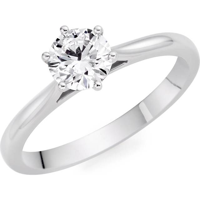 Once Platinum Diamond Solitaire Engagement Ring