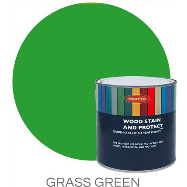 Protek Wood Stain & Protector - Grass Green 5 Litre