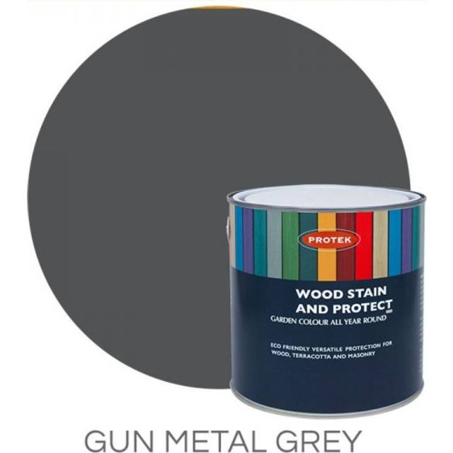 Protek Wood Stain & Protector - Gun Metal Grey 25 Litre