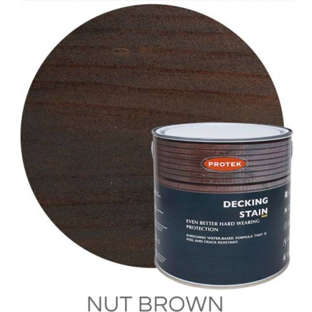 Protek Decking Stain 2.5 Litres - Nut Brown