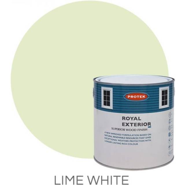Protek Royal Exterior Paint 2.5 Litres - Lime White - Protek Royal Exterior Paint 2.5 Litres - Lime White