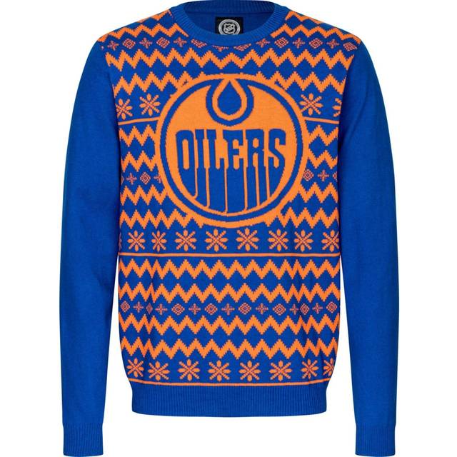 NFL Winter Ugly Sweater Strick Pullover Edmonton Oilers