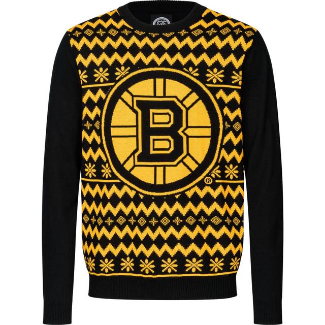 NFL Winter Ugly Sweater Strick Pullover Boston Bruins