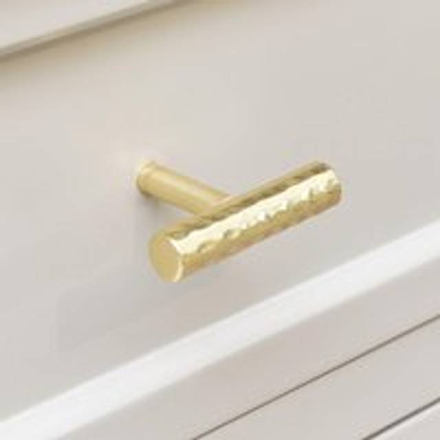 Melodymaison - Gold Metal Hammered Drawer Bar Pull Handle