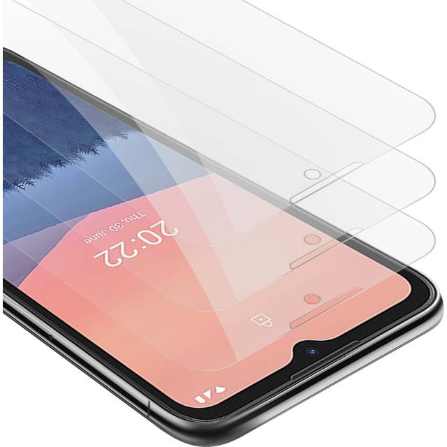 Cadorabo 3x Tempered Glass for Nokia C21 Protection Film Display Saver Protective Film