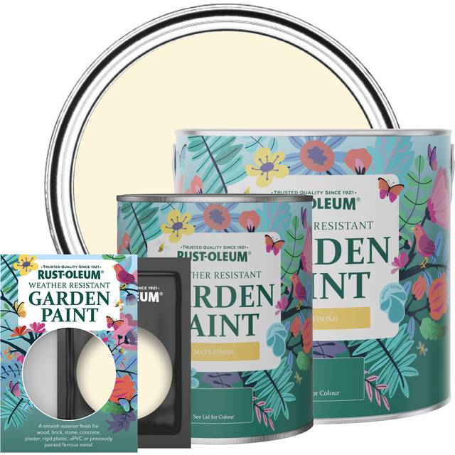Rust-Oleum Garden Paint, Matt Finish - CLOTTED CREAM - 10ml - Beige