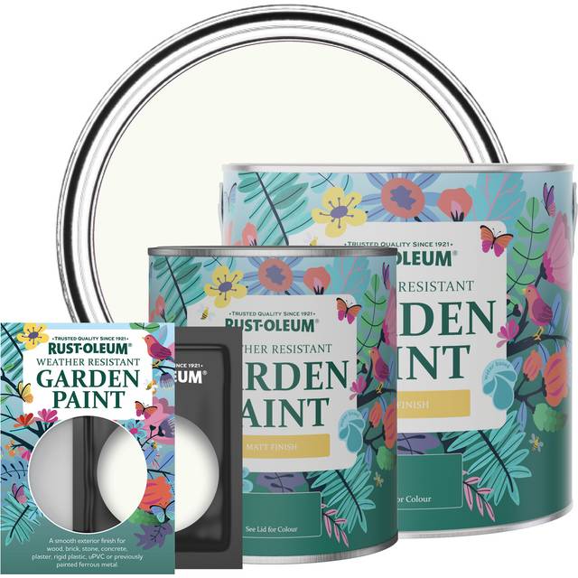 Rust-Oleum Garden Paint, Matt Finish - Still - 2.5L - White