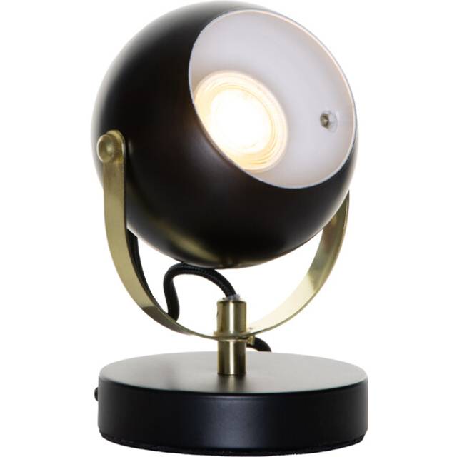 (Matte Black) Litecraft Table Lamp Eyeball Adjustable Desk Light