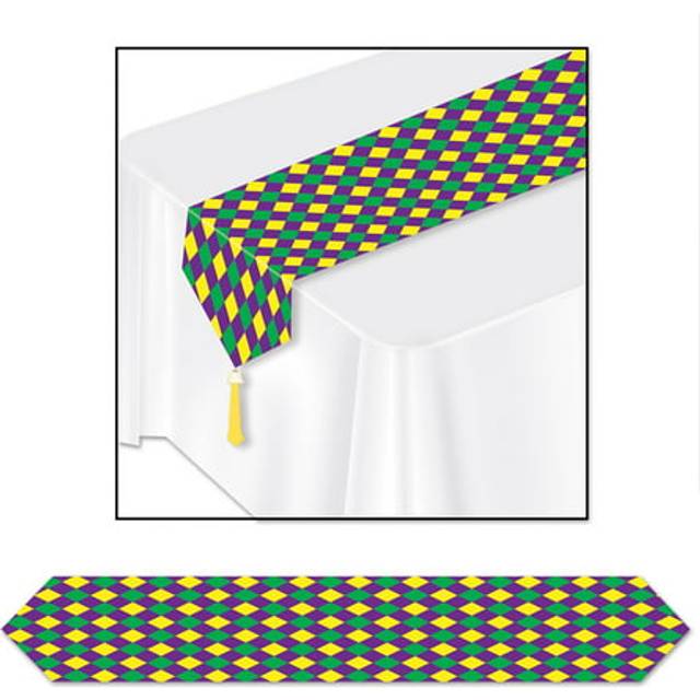 Mardi Gras Table Runner by Windy City Novelties