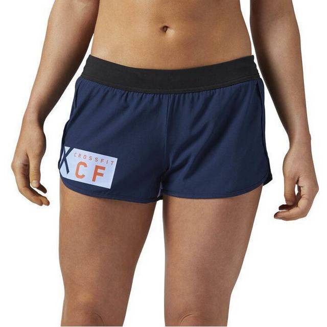 (L) CrossFit Women's Woven 6cm Shorts - Navy