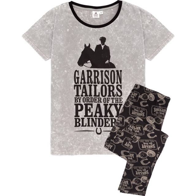 (XL) Peaky Blinders Pyjamas Womens Ladies T-Shirt & Leggings Bottoms PJ Set