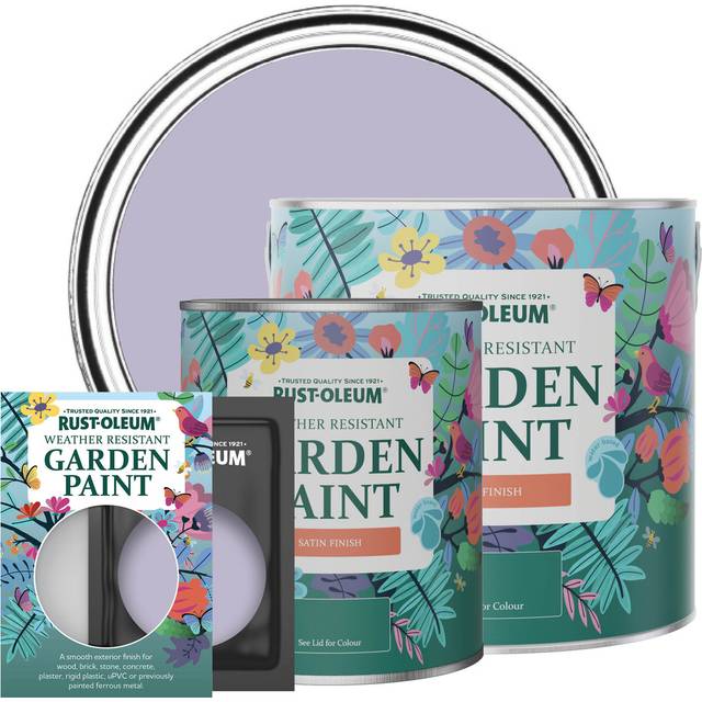 Rust-Oleum Garden Paint, Satin Finish - Wisteria - 2.5L - Purple