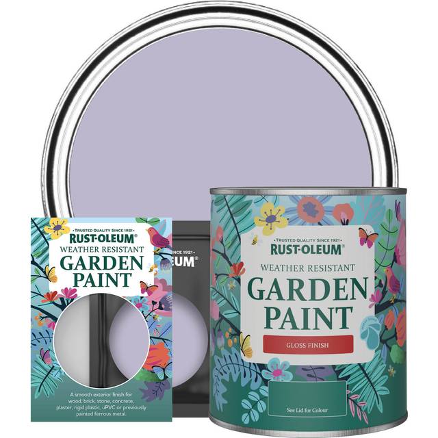 Rust-Oleum Garden Paint, Gloss Finish - Wisteria - 750ml - Purple