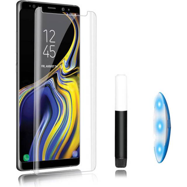 Bakeey UV Glue Full Adhesive Clear 3D Curved Edge Tempered Glass Screen Protector For Samsung