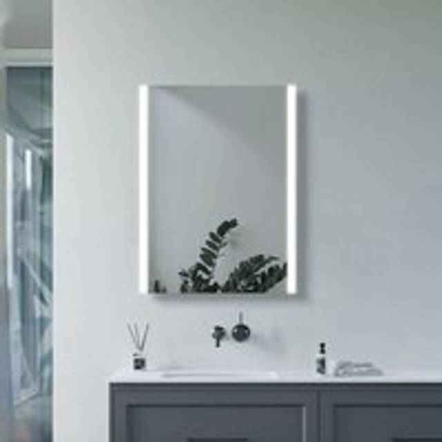 Signature - Emma Front-Lit led Bathroom Mirror with Demister Pad 700mm h x 500mm w