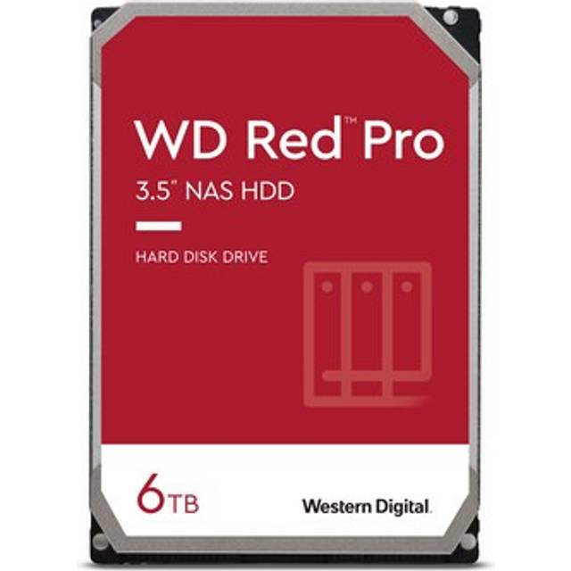 WD Red Pro 6TB 3.5" SATA3 256MB Cache NAS HDD/Hard Drive