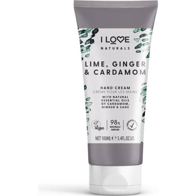 I LOVE Naturals Hand Cream Lime Ginger & Cardamon