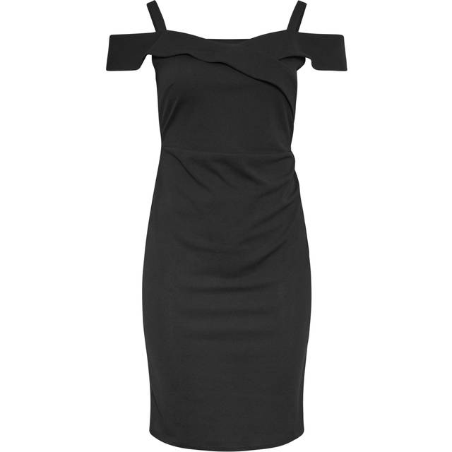 Yours London Curve Black Bardot Dress, Women's Curve & Plus Size, Yours London - 24