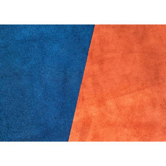 No Pattern And Not Solid Colour Blue Indoor / Outdoor Area Rug (Rectangle 140 x 200cm)