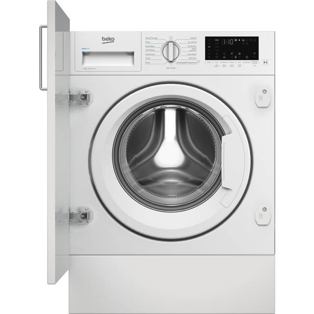 BEKO WTIK94121F Integrated WiFi-enabled 9 kg 1400 Spin Washing Machine - White, White