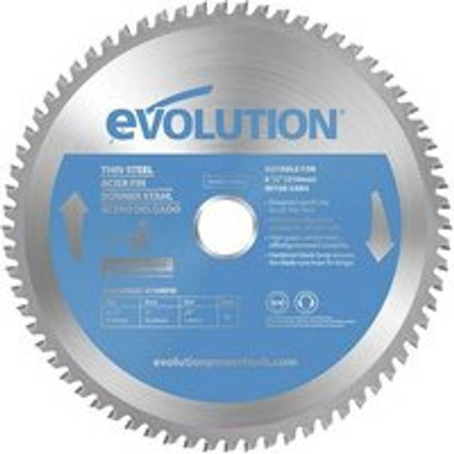 Evolution Power Tools - Evolution 210mm Thin Steel Cutting 68 Tooth Tungsten Carbide Tipped Mitre Saw Blade