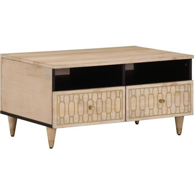 vidaXL Coffee Table 80x54x40 cm Solid Wood Mango - Brown
