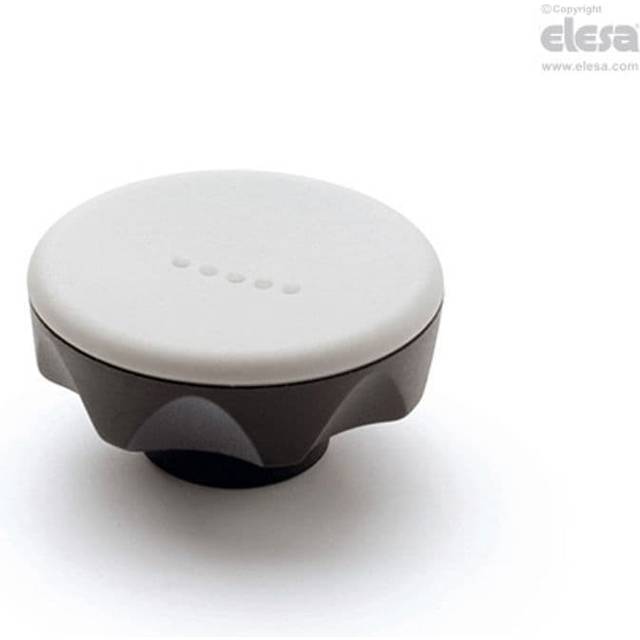 ELESA ELK Knobs with rear lobes Technopolymer Brass boss threaded hole ELK.70 B- - c1 - ral 7021