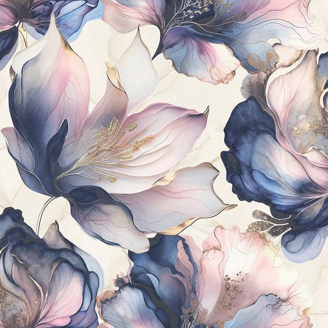 Muriva elysian floral wallpaper metallic marble flowers stylish multi 212501