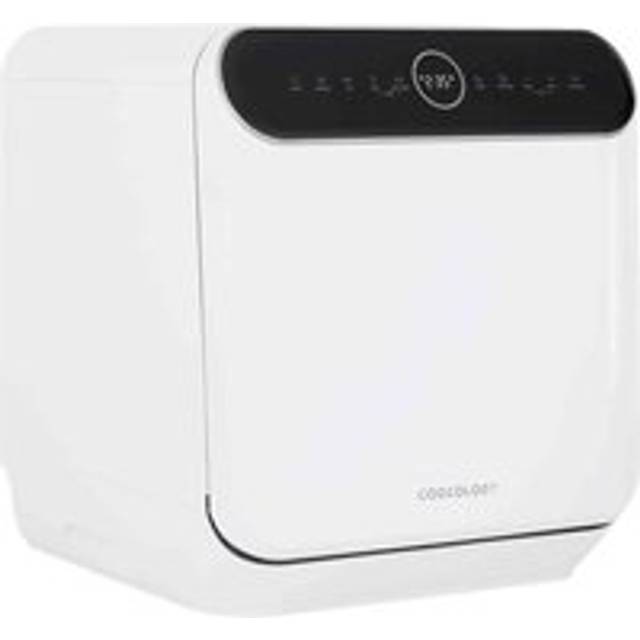 Cookology CMDW3WH Mini Plus Table Top 3 Place Dishwasher With Solid Door - White, White