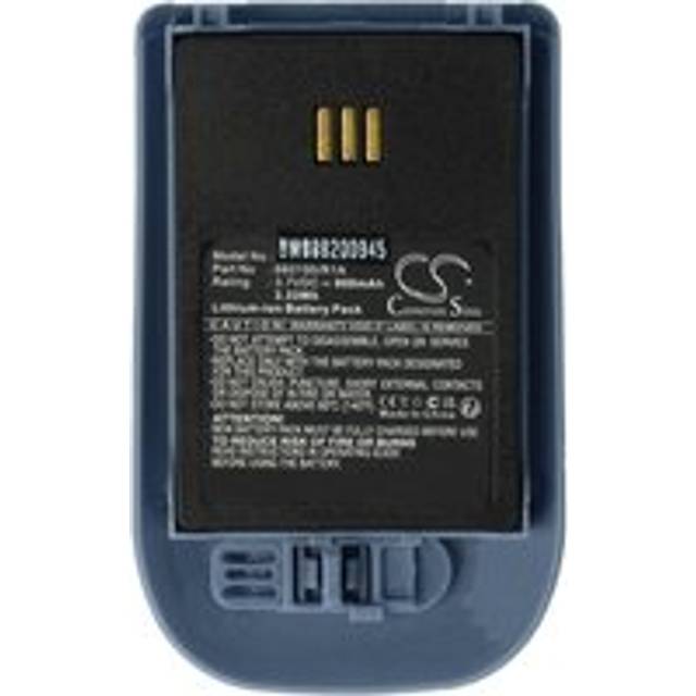 Vhbw - Battery compatible with Atos Unify Openscape WL4 Wireless Landline Phone (900 mAh, 3.7 v, Li-Ion) blue incl. Rear Cap