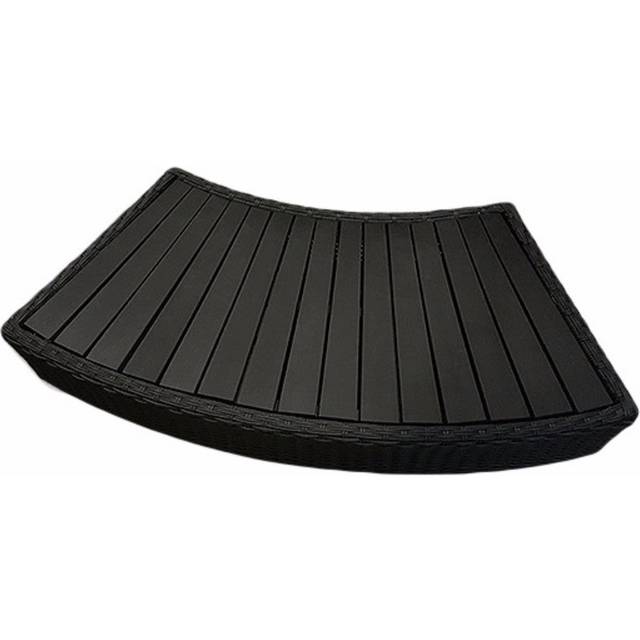 Canadian Spa Company Round Spa Surround Steps - Black