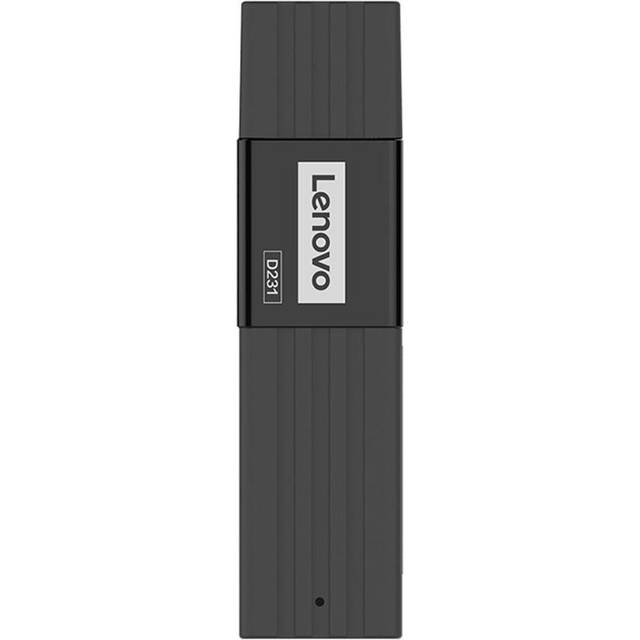 Lenovo D231 Multifunctional USB3.0 Card Reader SD+TF 2-in-1 Card Reader High-speed Transmission ABS