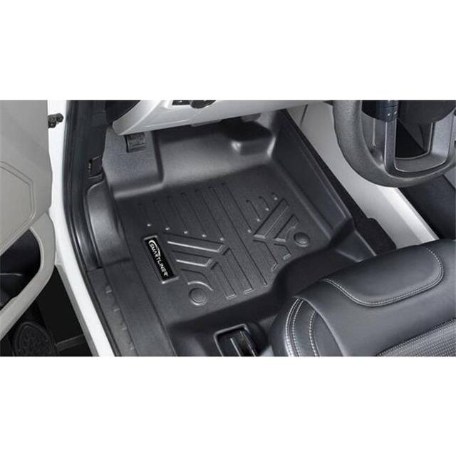 Smartliner SA0557 All Weather Custom Fit Black 1st Row Floor Mat Liner Set for 2019-2022 Audi A6