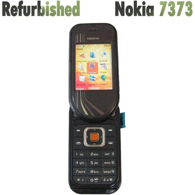 Refurbished Nokia Original Nokia 7373  Unlocked Mobile Phone Simple set black