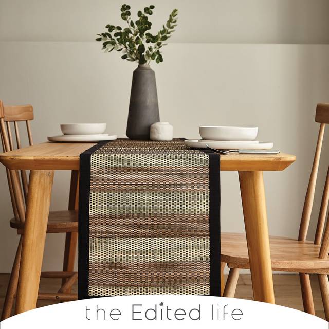 Coconut Stick Table Runner - Natural
