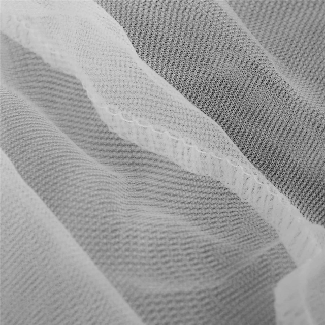 4X Bird Cage Cover Seed Catcher Bird Cage Mesh Net Cover Skirt Guard (White-M)