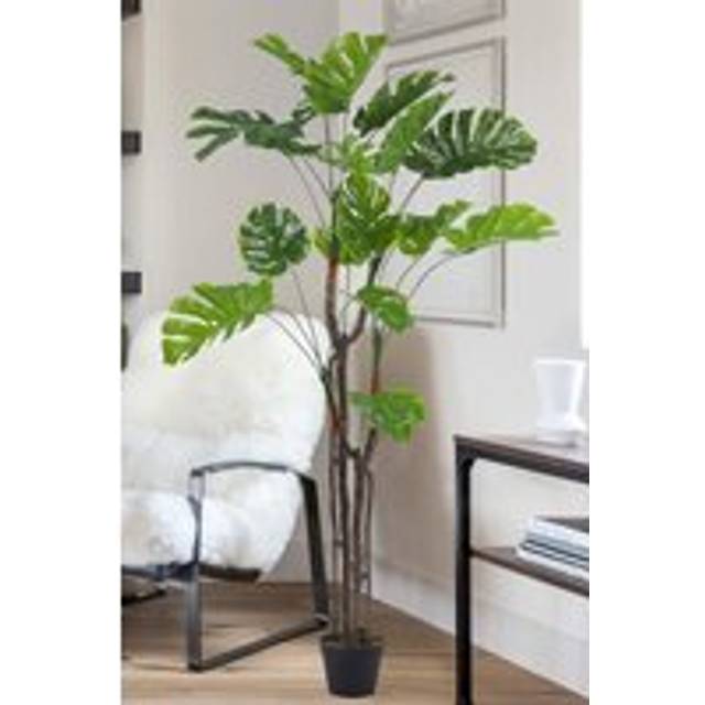 Artificial Monstera Deliciosa Decorative Potted Plant - Green - Large