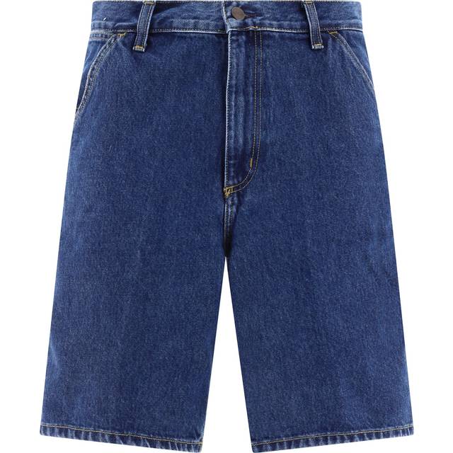 Carhartt Wip, Denim Shorts, male, Blue, W32, Relaxed Fit Denim Knee Shorts