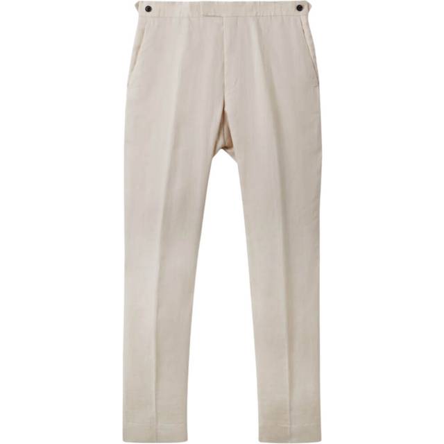 Reiss Kin Linen Slim Fit Mixer Trousers