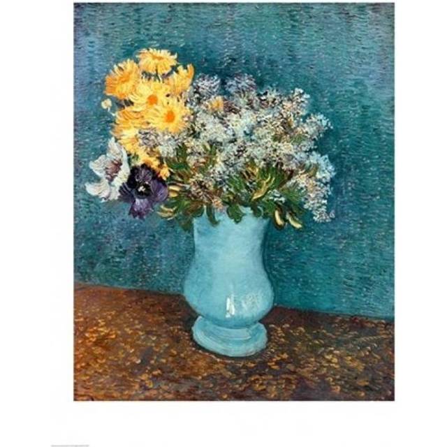 Vase of Flowers 1887 Poster Print by Vincent Van Gogh - 24 x 36 in. - Large