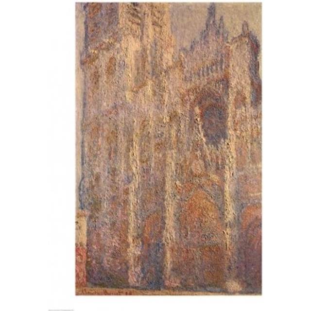 Rouen Cathedral Midday 1894 Poster Print by Claude Monet - 24 x 36 in. - Large