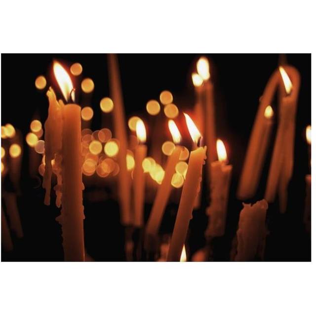 Church Candles Poster Print by The Irish Image Collection, 36 x 24 - Large