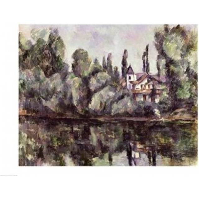 The Banks of The Marne 1888 Poster Print by Paul Cezanne - 36 x 24 in. - Large
