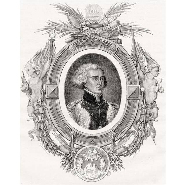 Bon Adrien Moncey Duc De Conegliano 1754-1842 French Marshal Poster Print, Large - 26 x 34