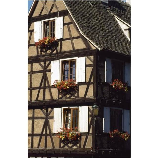 Exterior of Traditional House In Strasbourg, Petit France Poster Print, 24 x 38 - Large