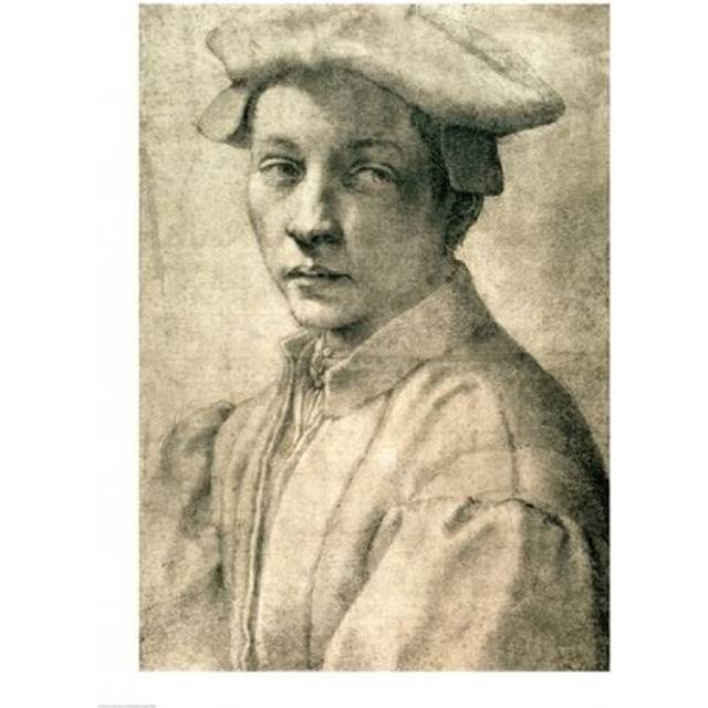 Portrait of Andrea Quaratesi C.1532 Poster Print by Michelangelo Buonarroti - 24 x 36 in. - Large