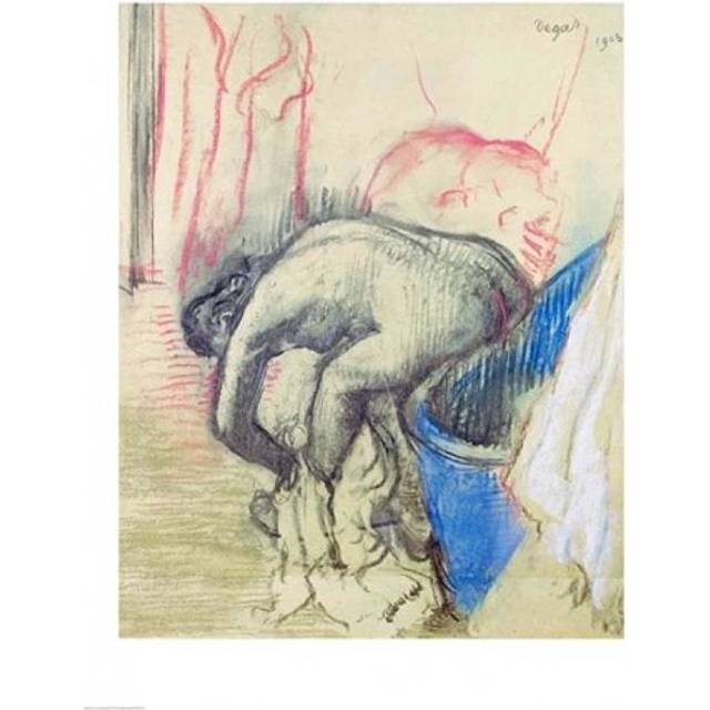 After The Bath 1903 Poster Print by Edgar Degas - 24 x 36 in. - Large