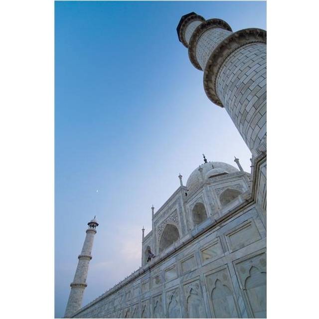 The Taj Mahal At Dusk, Low Angle View Poster Print, 24 x 38 - Large